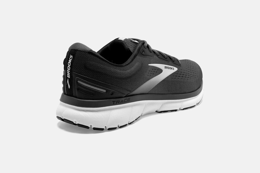 Brooks Trace Road Running Shoes Mens - Black/Grey - QNWXP-5603